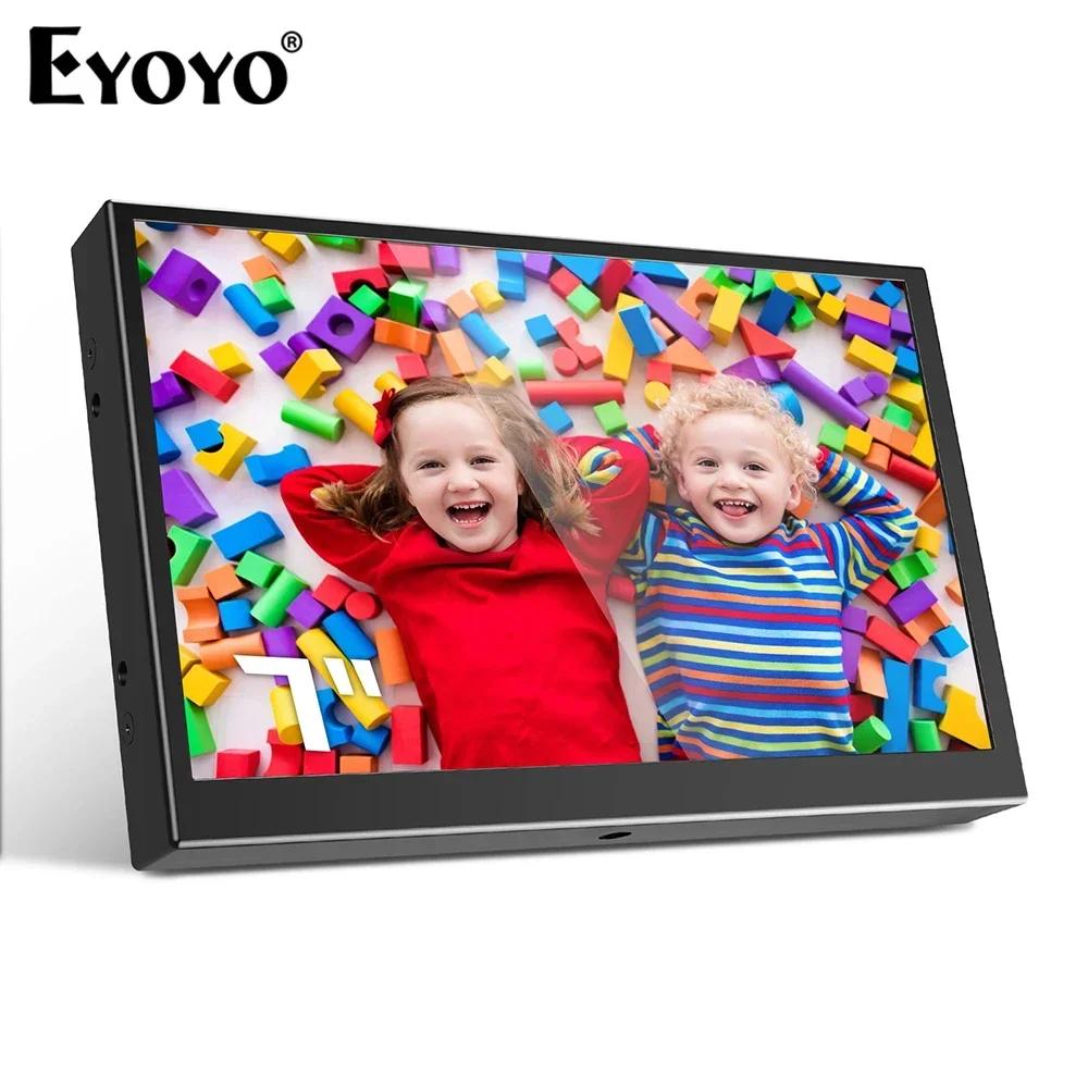 Eyoyo S701H HD 1024x600 ػ TFT LCD ȭ,  ̴ , ڵ ĸ麸 ÷, HDMI, VGA, AV  Է , 7 ġ